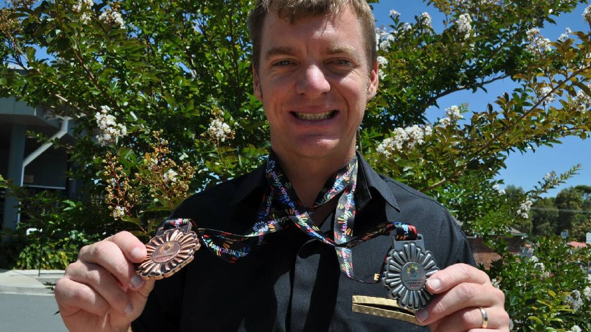 ULLADULLA: Peter Gilford won a silver medal for   shot put and a bronze medal in the 100 metre   sprint in the Special Olympics Asia Pacific   Games.