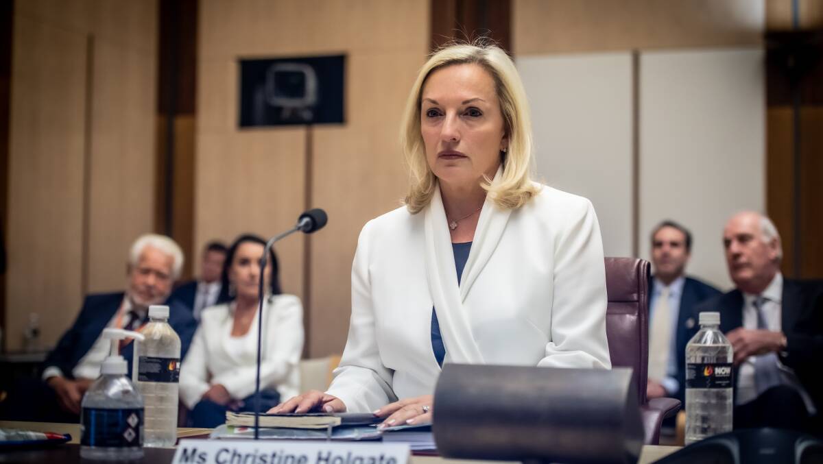 A Senate inquiry has found former Australia Post chief Christine Holgate had been treated disproportionately and unfairly by government and the agency's board. Picture: Karleen Minney