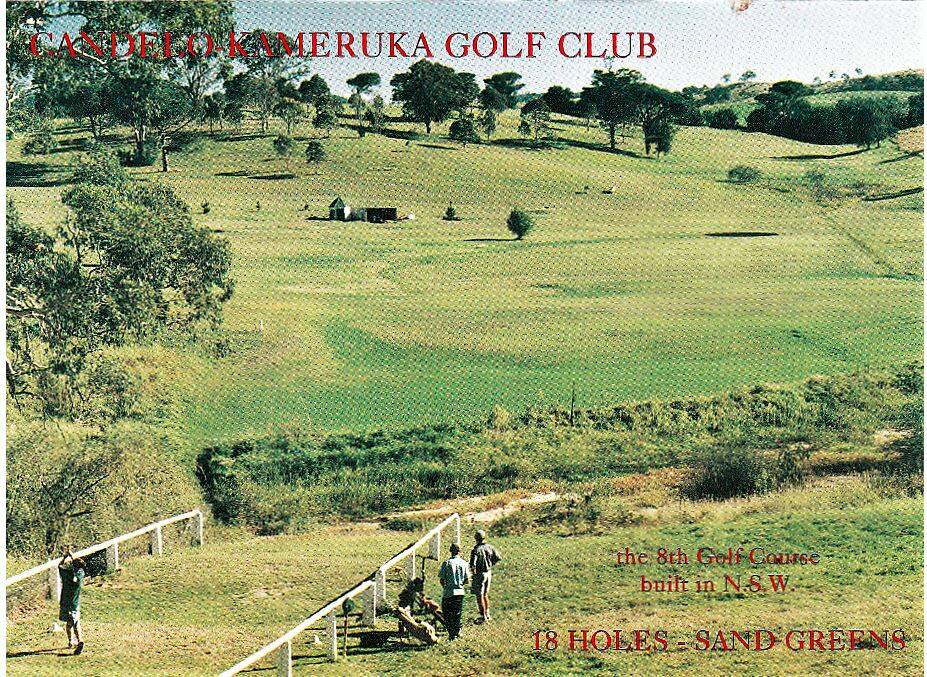 LOOKING BACK: An old golf score card of the Kameruka Golf Club. Photo supplied.