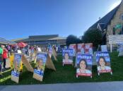 Nowra Uniting Church polling centre on Thursday, May 19.