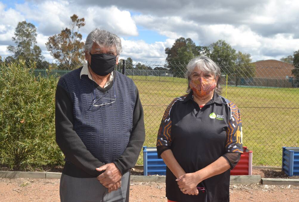 KEEPING MOB SAFE: Elders Uncle Tom and Aunty Pat are both fully vaccinated and said getting the jab isn't just about looking after yourself, but the community, too.
