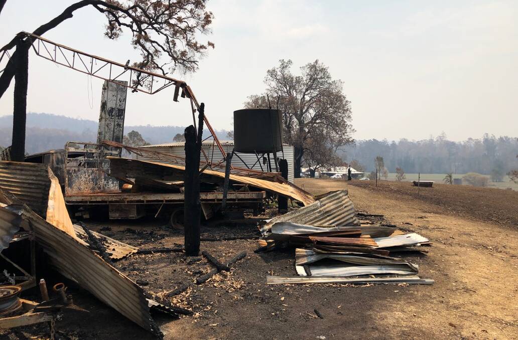 Guy and Caroline McPhee's farm in Runnyford where a group of campers was staying 12 hours before the flames ripped through.