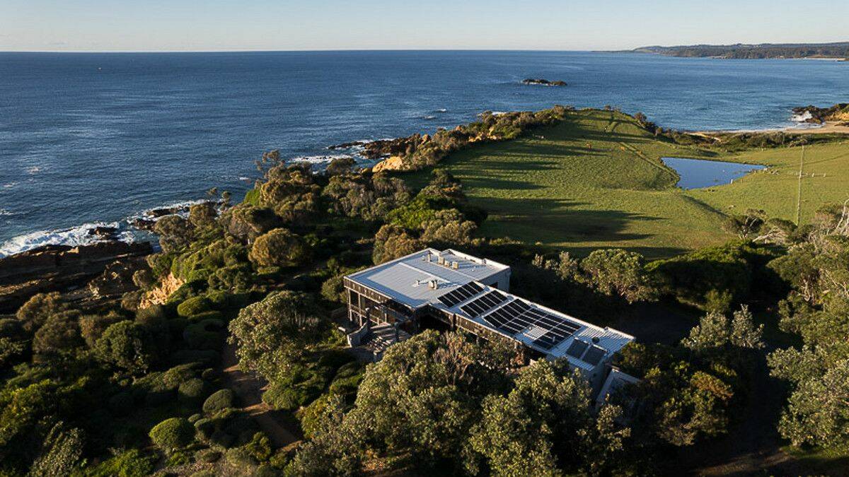 This home in Bermagui broke the suburb record when it sold to a banking executive for about $11 million. Picture supplied