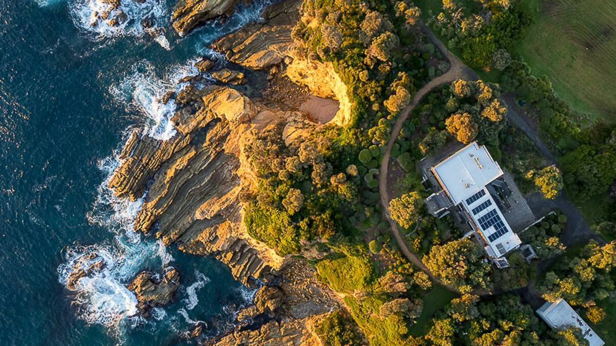 A clifftop home has sold to Aussie expats after 18 months on the market. Picture supplied