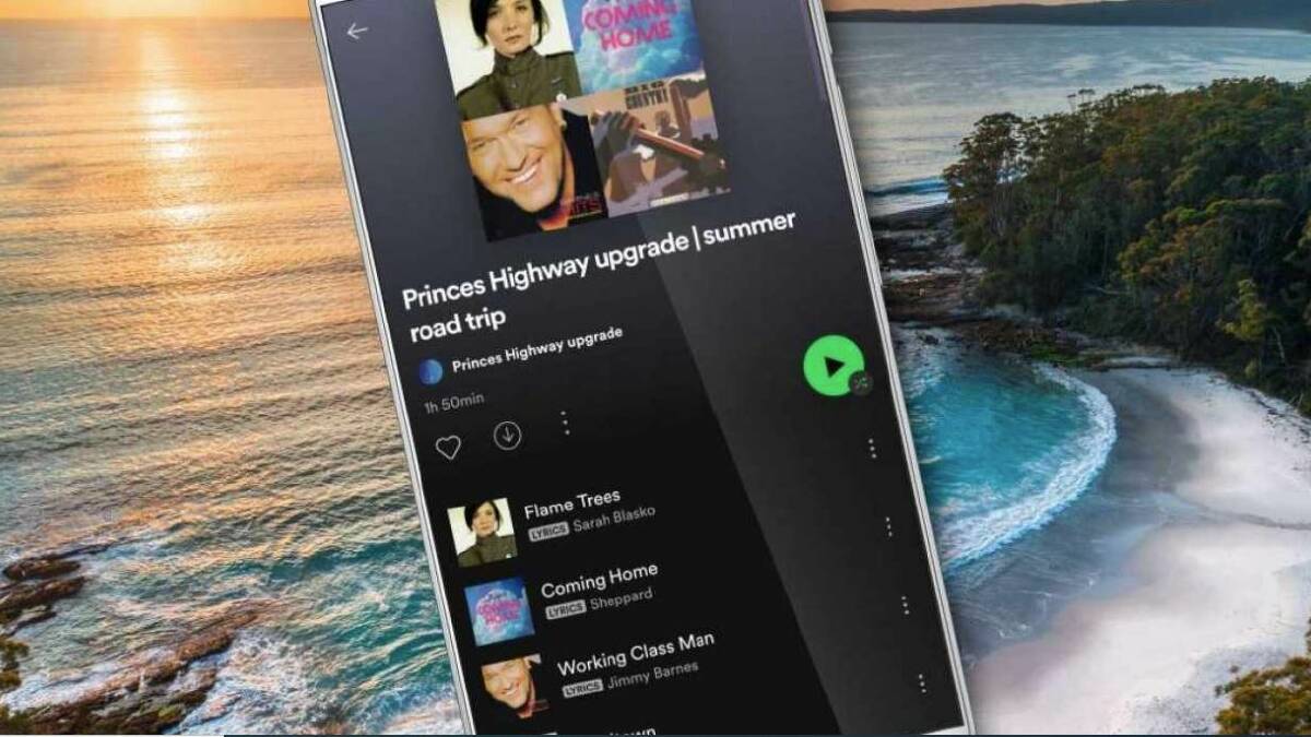 Transport NSW has released a Spotify playlist inspired by a trip south down the Princes Highway.