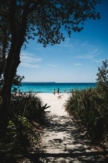 Hyams Beach is one area of the Shoalhaven that cannot accommodate the great influx of visitors to the region in summer.