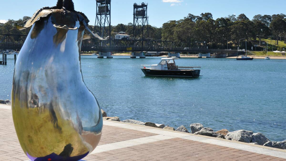 Sculptures for Clyde is returning to the Batemans Bay foreshore. File picture.