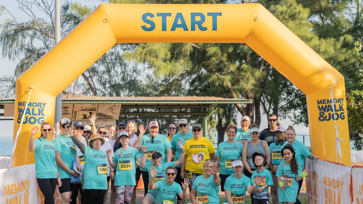 The famous arches of the Dementia Australia Memory Walk & Jog. Picture supplied. 