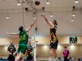 IN FORM: Tigers' skipper Bruce Ozolins attempting a jumpshot against the Tigers. Picture: SHOALHAVEN BASKETBALL ASSOCIATION. 