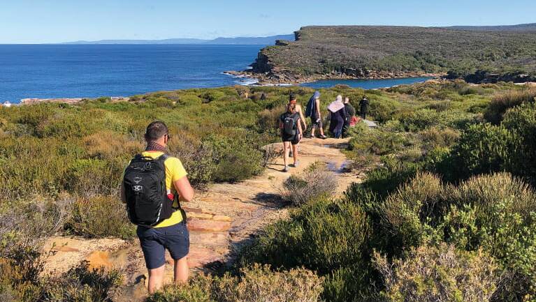 Sea view: The Coast track is well known to visitors to the Royal National Park. Picture: NSW National Parks & Wildlife Service/Natasha Webb