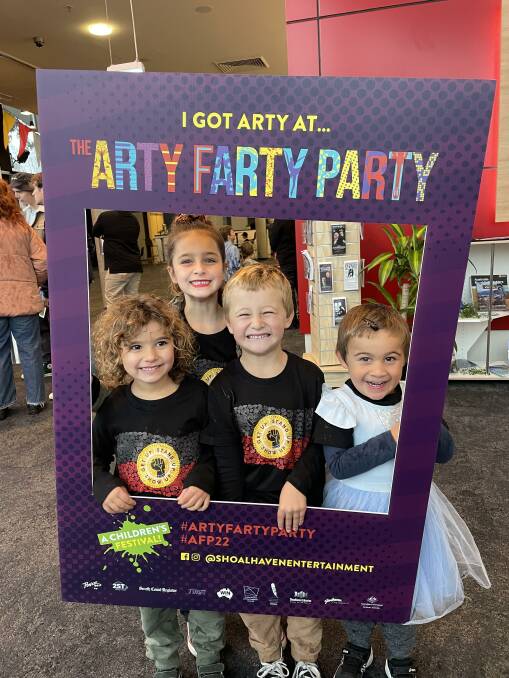 GREAT FUN: The Arty Farty Party has brightened up the winter school holdiays, with hundreds of families joining for a day of fun and creativity. Picture: supplied.