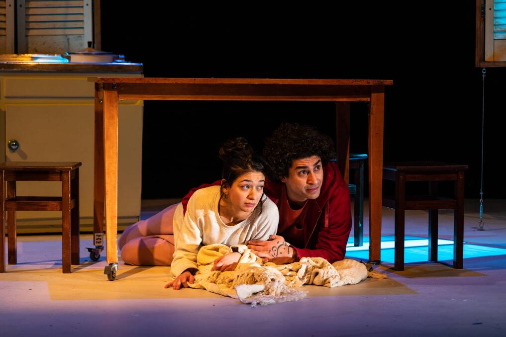 THEM, a story of a young family trying to flee their war-torn country, will play at Shoalhaven Entertainment Centre this month. Picture: Mark Gambino