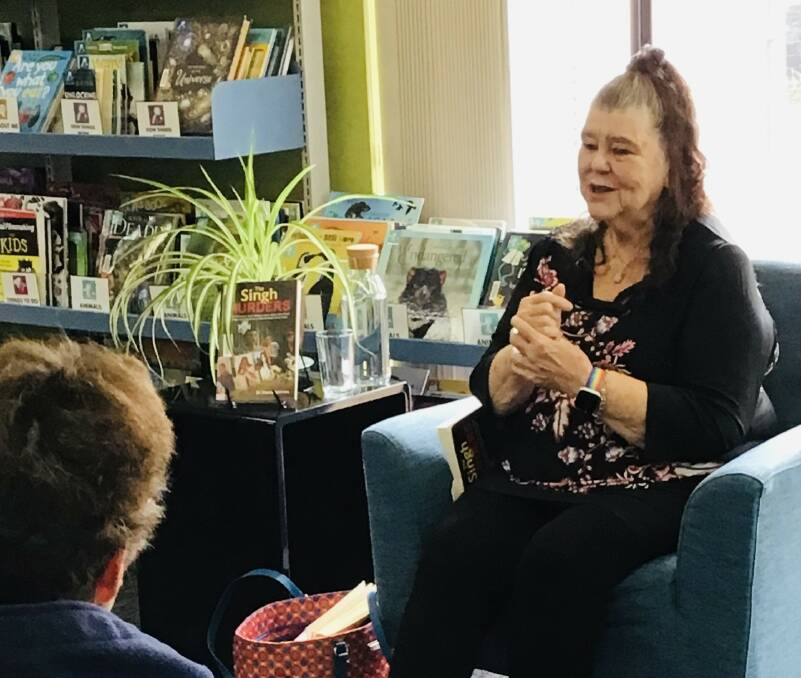 Narooma resident Dr Dianne McInnes spoke about writing true crime books at Narooma Library on Wednesday, November 29. Picture supplied