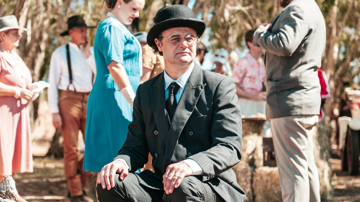 Gyton Grantly features in the Outback period comedy, The Bank Manager. Picture supplied.