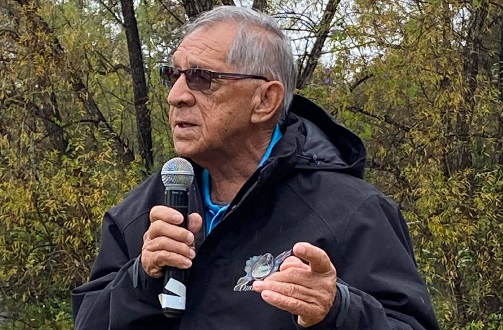 Respected local Indigenous elder, Uncle Sonny Simms. Picture by Glenn Ellard.