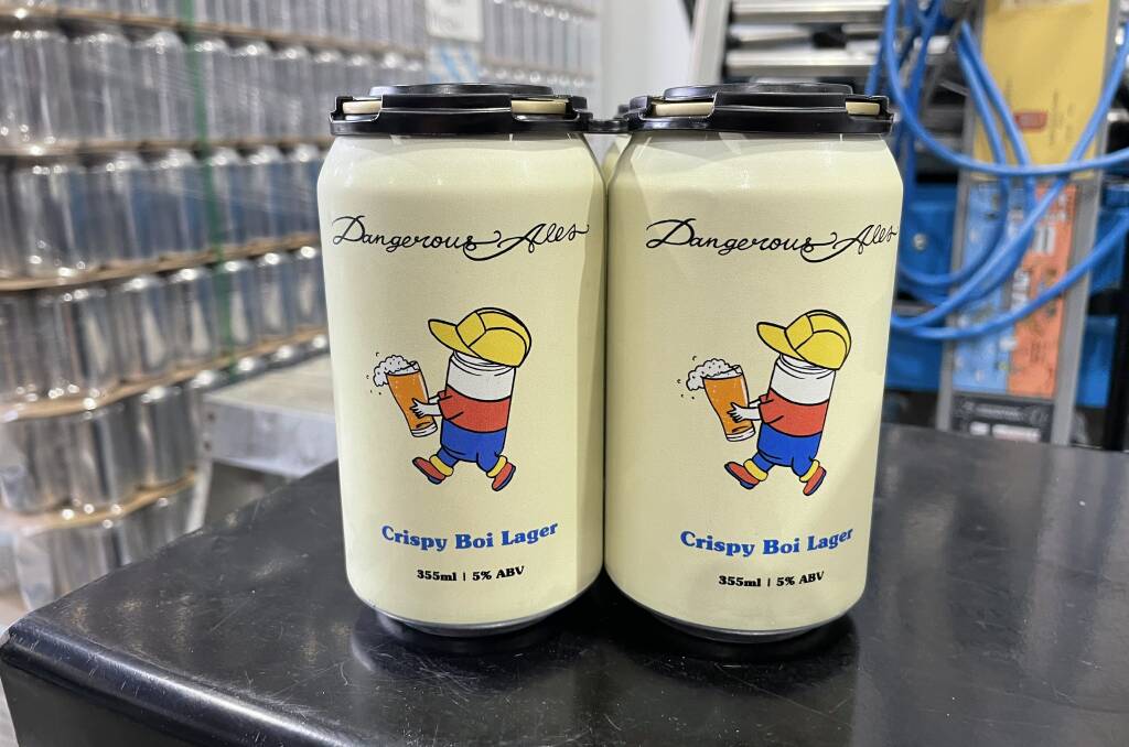 Dangerous Ales' Crispy Boi Lager won first place and a gold medal in the Sydney Royal Beer and Cider category at the 2022 Sydney Royal Wine Show. Picture by Tom McGann 