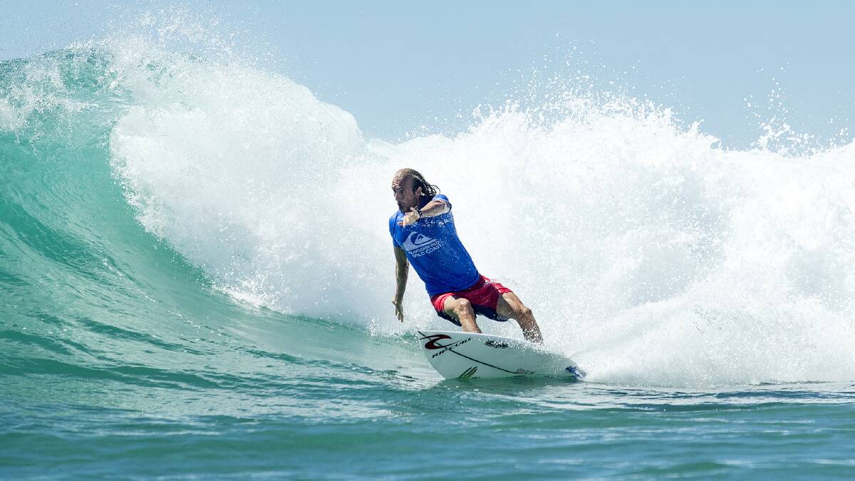 Owen Wright in Heat 3 of Round Four at the Quik Pro Gold Coast, Australia. Picture: WSL
