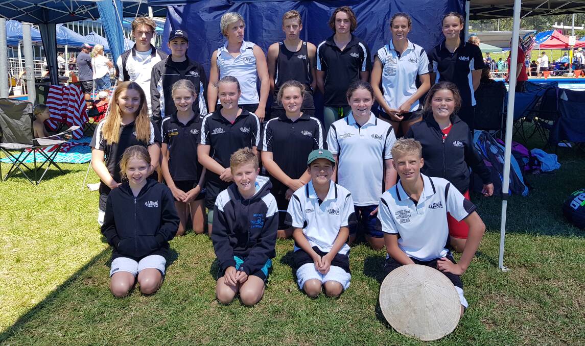 Making a splash: Ulladulla Swimming Club members performed well in the SESA Summer Championships and Speedo Sprints over the weekend.