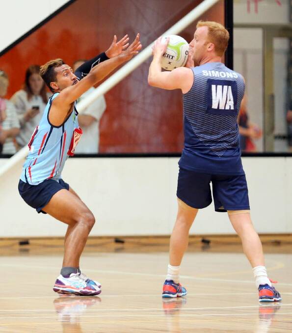 South Coast Blaze's Dennis Napara in action for the NSW men's reserve team. Photo: PowerShots Photography