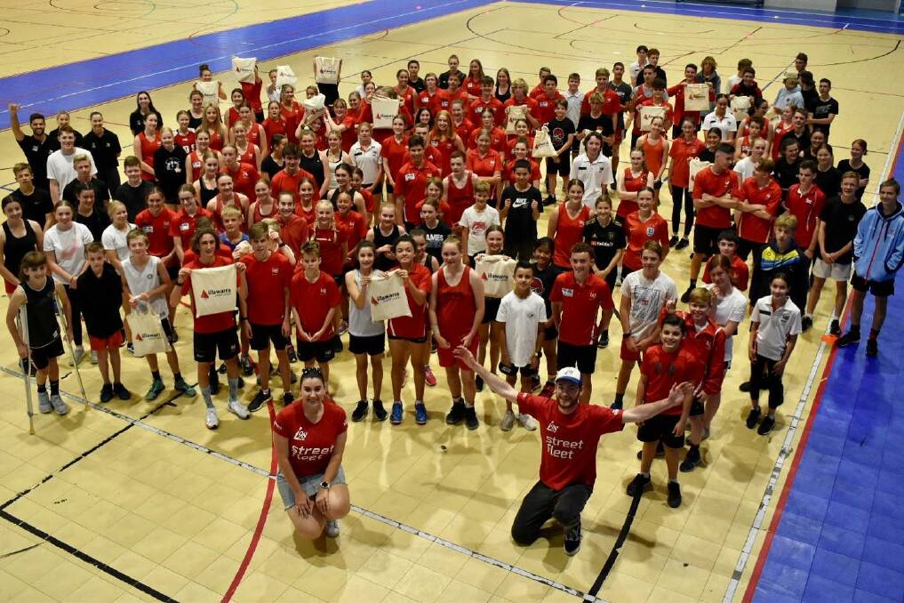 The Illawarra Academy of Sport scholarship holders on their induction and testing day held on October 10. Photo: Supplied