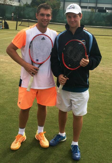 Easter Open Champions: Paul Warren and Ryan Murphy won the 18 years doubles championship at this year's Albury Easter Tournament.