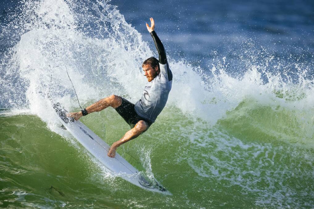 Culburra Beach's Mikey Wright will compete at the Rip Curl Narrabeen Classic from Friday. Photo: WSL/Dunbar