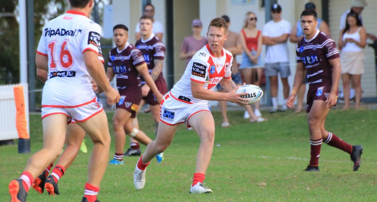 Jake Brisbane, playing for St George Illawarra's Jersey Flegg side in 2019, has signed with Warilla-Lake South. Photo: Allan Barry