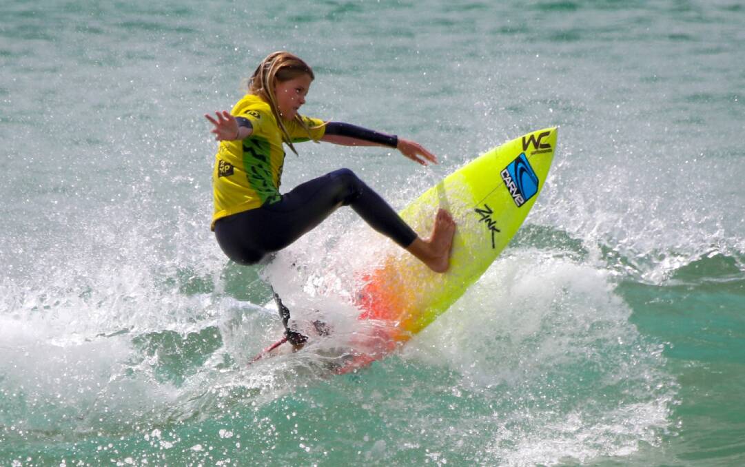 Jones Beach's 2021 Surfing NSW groms competition. Photo: Josh Brown/Surfing NSW 