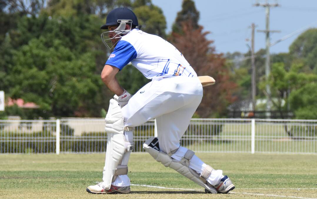 Mainstay: Ulladulla United's Aaron Wester top scored against Berry with a masterful 34 runs. Photo: DAMIAN McGILL
