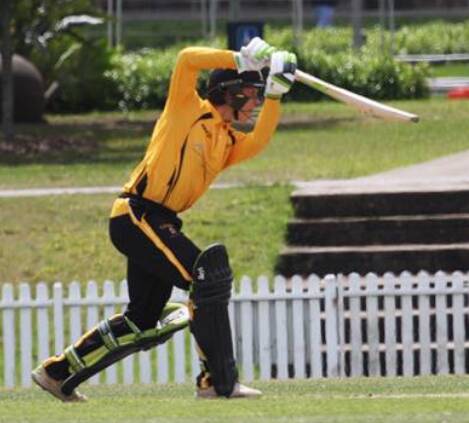 Matthew Gilkes in action for UNSW.
