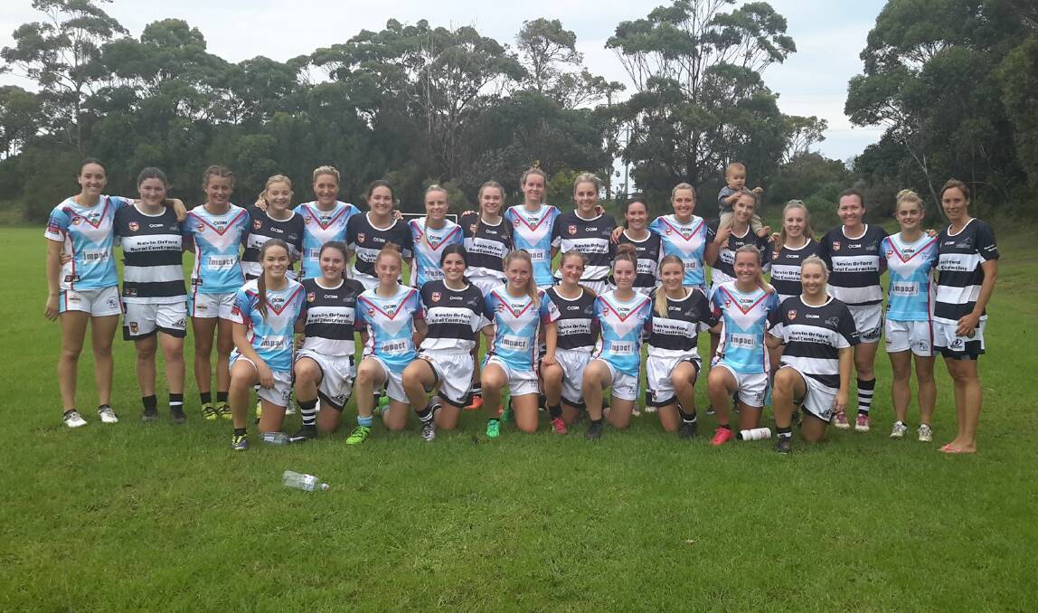 Trial game: The Milton Ulladulla Bulldogs women's league tag team played a trial against Berry-Shoalhaven Heads last weekend, winning the match 13 tries to 3.