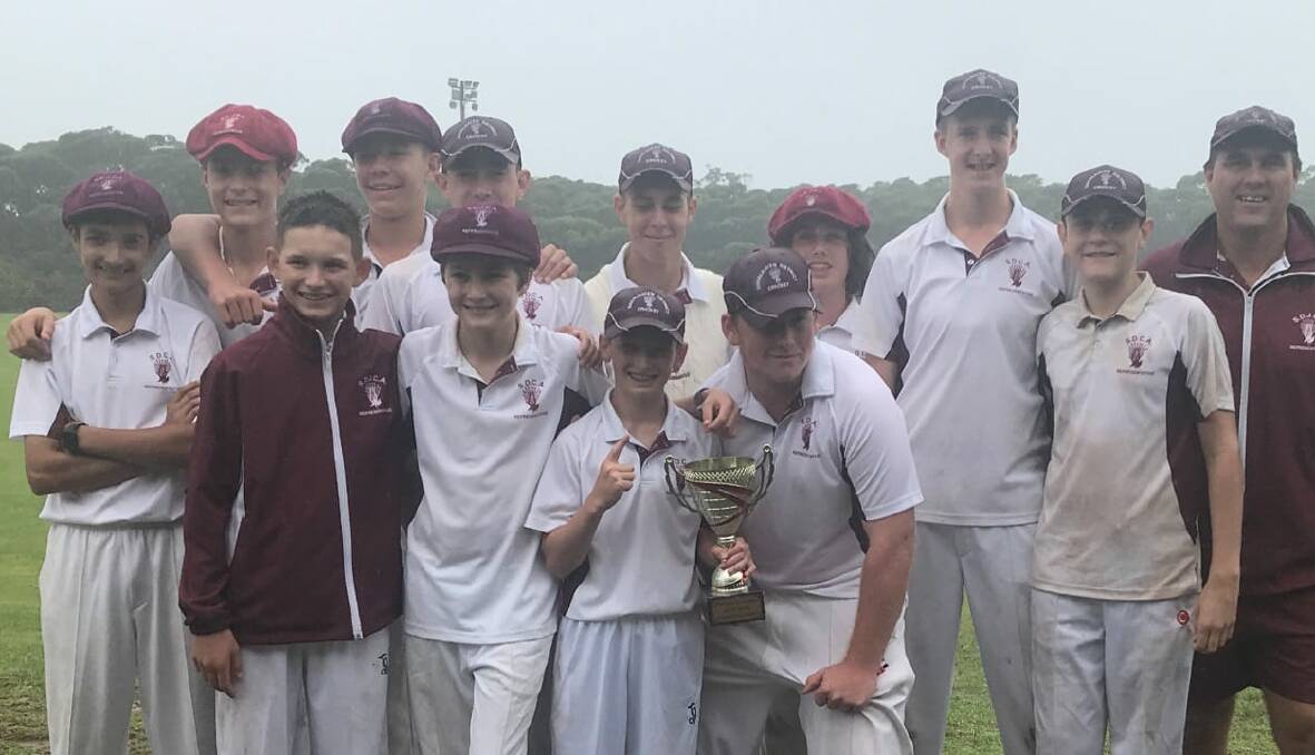 The Shoalhaven under 14s representative side after taking out the 2019/20 Intra Association competition. Photo: SUPPLIED