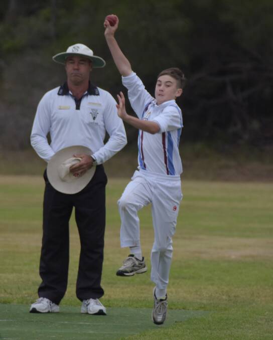North Nowra-Cambewarra's Cooper Luke took three wickets on Saturday. Photo: Damian McGill