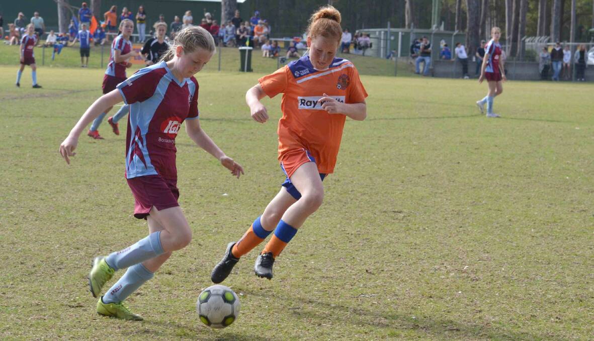 Shoalhaven District Football Association juniors will return to the field next month. Photo: Damian McGill