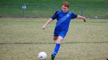 MATCH TIME: Southern Branch Inc's Christian Penisi lines up a shot during a 2021 fixture. Photo: Natasha Spicer