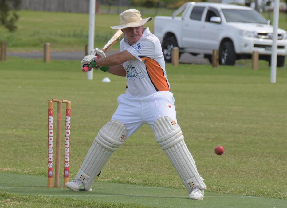 WINNING KNOCK: Batemans Bay's Tom Purcell scored 43 not out in his side's victory against Bomaderry at the weekend. Photo: DAMIAN McGILL