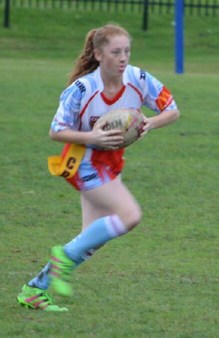 STAR OF THE FUTURE: Milton-Ulladulla Bulldogs junior leage tag player Shannon Meredith is looking forward to a big 2017 in the field. Photo: SHARON DOWTON