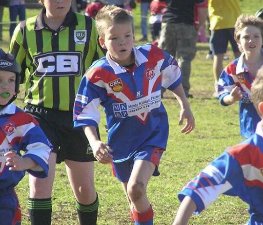 Jackson Ford during his junior Gerringong Lions days. Photo: SUPPLIED