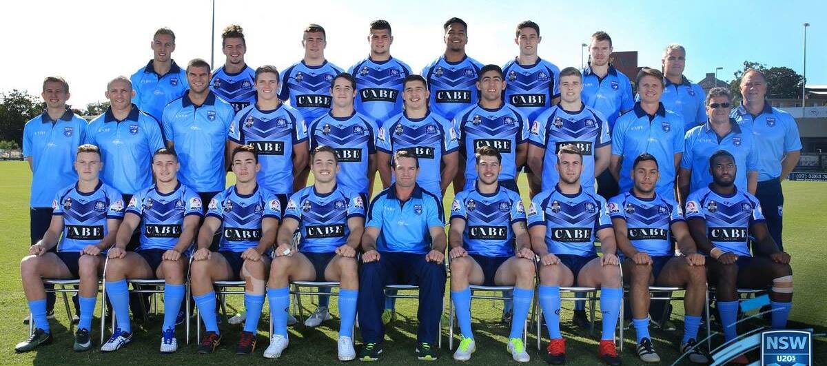 The under 20s NSW side. Photo: NSW RUGBY LEAGUE