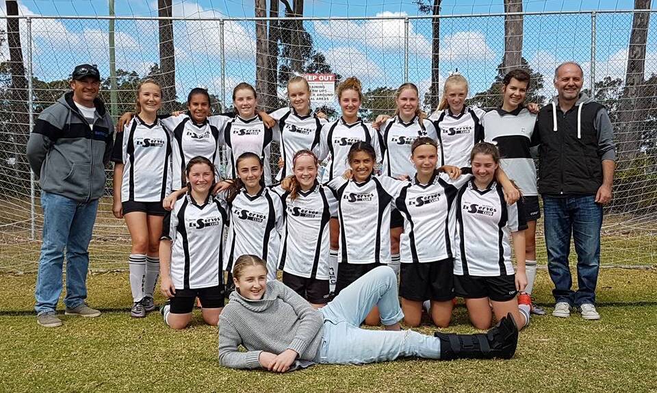 STRONG SEASON: The Milton Ulladulla Black Panthers under 15 girls side, who lost their grand final 2-1 to Huskisson Vincentia on Saturday, September 16.