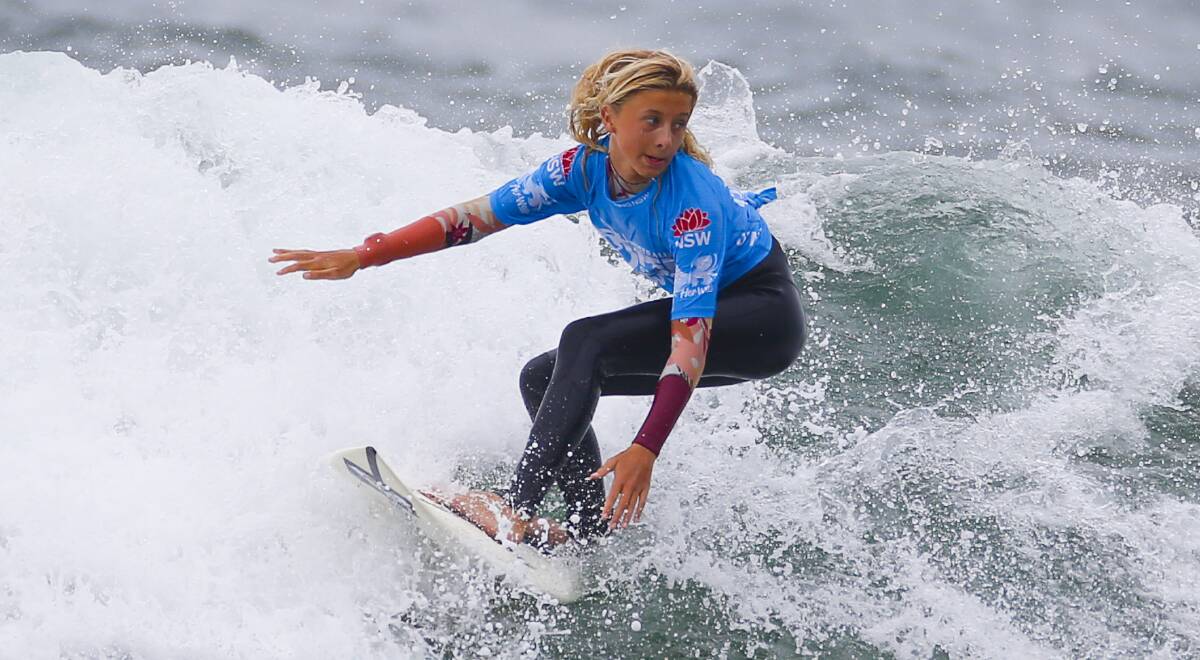 Ulladulla Boardriders' Keira Buckpitt is one of numerous South Coast products who are likely to compete at the Shoalhaven Pro Junior in 2021. Photo: Anna Warr