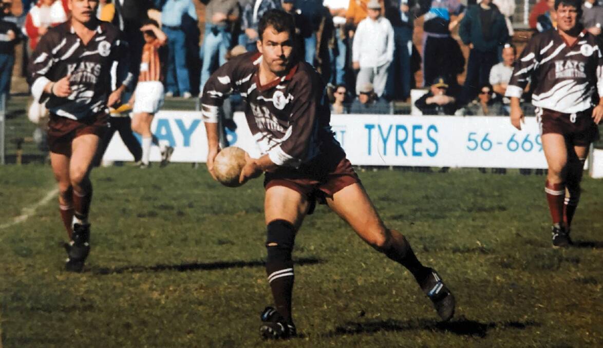 Ian Jones during his playing day for Albion Park-Oak Flats. Photo: SUPPLIED