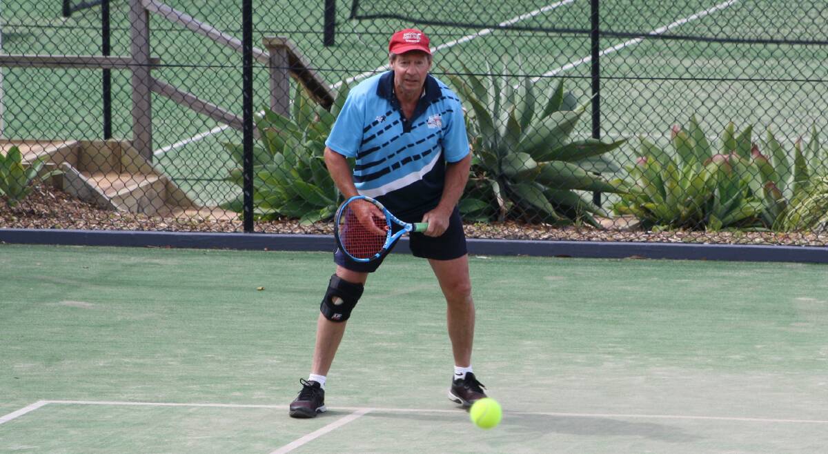 Local talent: Geoff Cook was one of the winning pair from last year's 55-65 Years Men's Doubles section of the Milton-Ulladulla Seniors Tournament.
