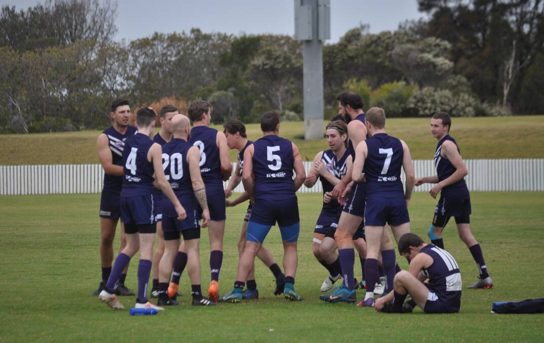 Back in business: The 2018 Dockers men's team warming up before a game.