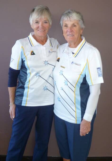 Milton Ulladulla Women's Bowls: Major Consistency finalists Toni Hanley (winner) and Kath Fraser (runner-up).