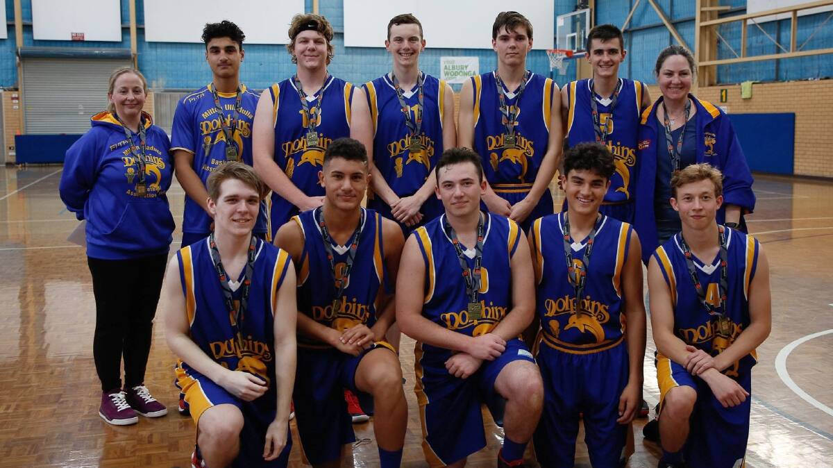 HISTORY MAKERS: The Milton-Ulladulla Dolphins under 18 boys' side after their win against the Albury Cougars on Sunday. Photo: BNSW