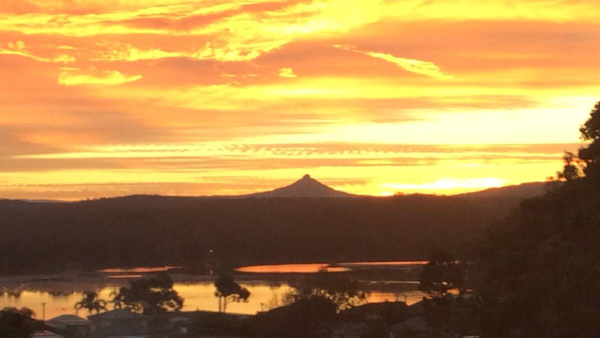 PIC OF THE WEEK: Jules Lynch snapped this beautiful photo from her deck in Burrill Lake.