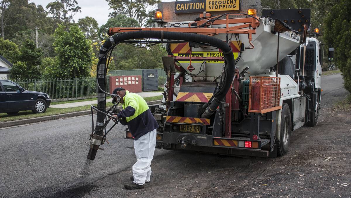 POTHOLE PAIN: Shoalhaven City Council says a freeze on federal grants is hampering its ability to repair roads and keep the city clean.