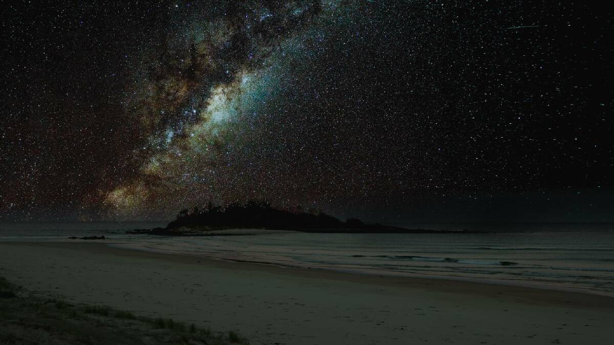 PIC OF THE WEEK: Daniel Wilson took this amazing photo of the night sky over Green Island, Lake Conjola.