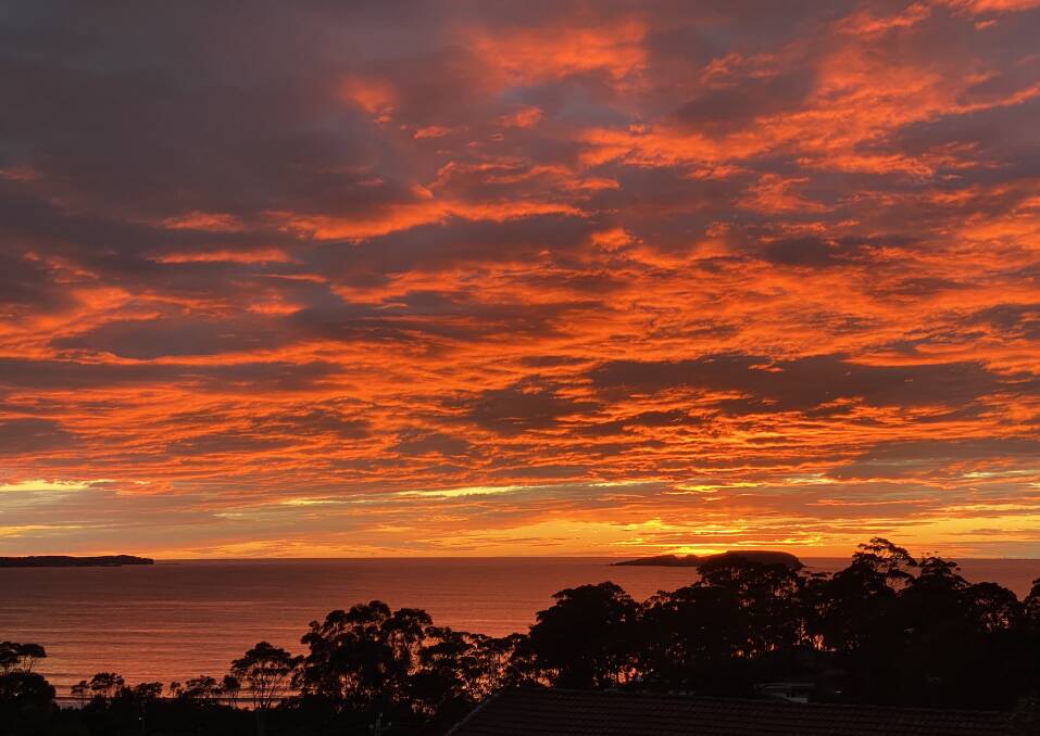 PIC OF THE DAY: Red dawn by John Hanscombe. Email your photos to editorial@ulladullatimes.com.au